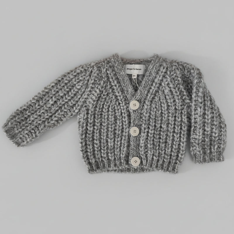 Chaqueta lana grey melange