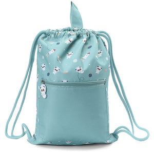 Mochila saco impermeable Pandas in Space