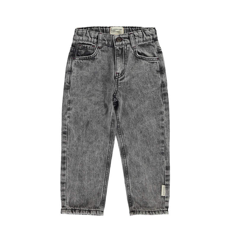 Pantalón Denim Unisex Washed black