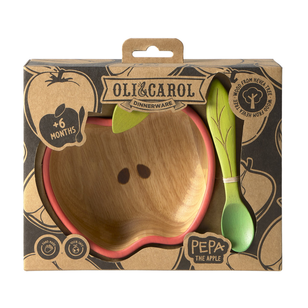 Set Bol&Cuchara Pepa The Apple