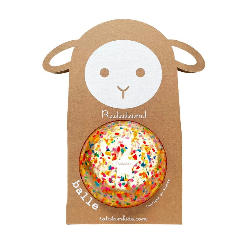Pelota Ratatam Confetti 10cm