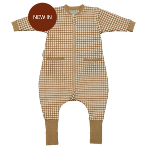 Saco dormir con mangas y calcetines entretiempo TOG 1.0 Brown Checks