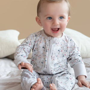 Pijama bambú cremallera Bouquet