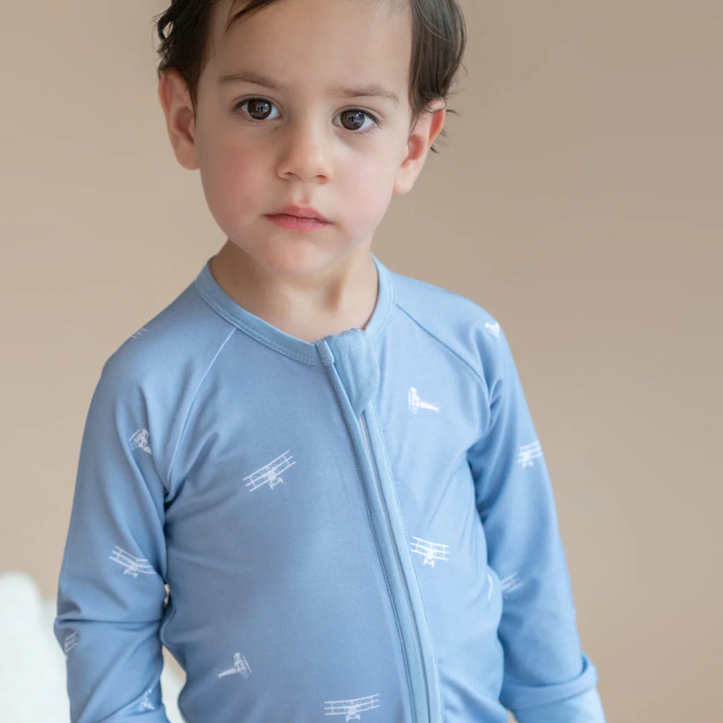 Pijama bambú cremallera Planes