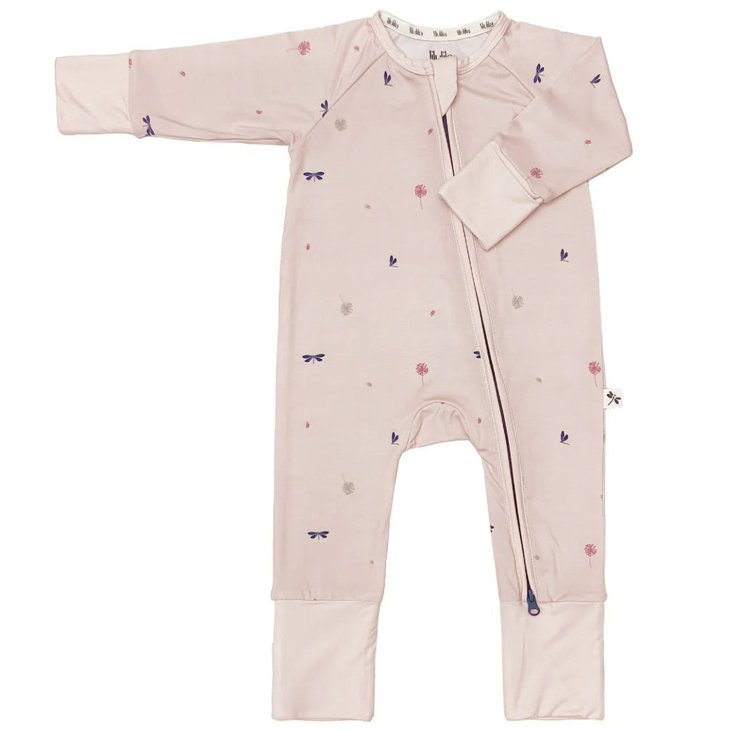 Pijama bambú cremallera Wild Pink