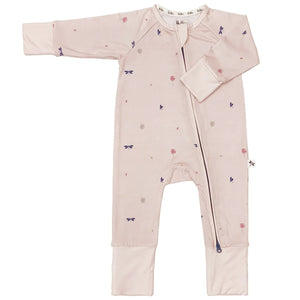 Pijama bambú cremallera Wild Pink