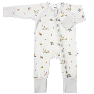 Pijama bambú cremallera Winter Village