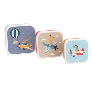 Cajas almuerzo Planes Set de 3