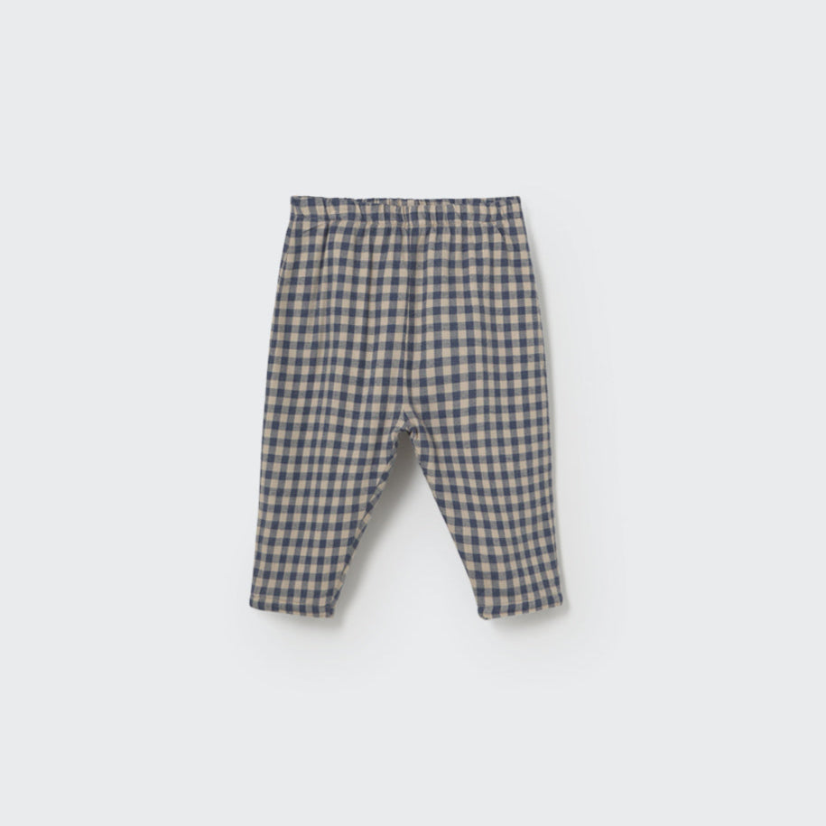 Pantalón Rafa gingham stone