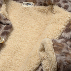Abrigo Riga animal print