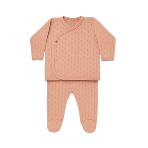 Conjunto primera puesta Calado Rosa