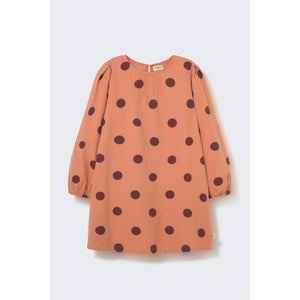 Vestido Sira dots pink siena
