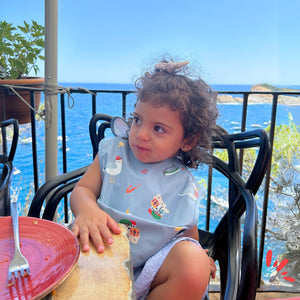 Pack 2 baberos sin mangas Mediterraneo