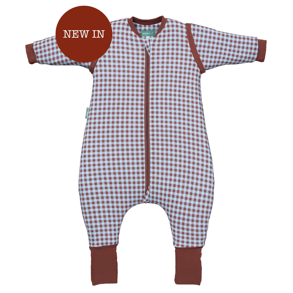 Saco dormir con mangas y calcetines TOG 2.5 Vichy Brown