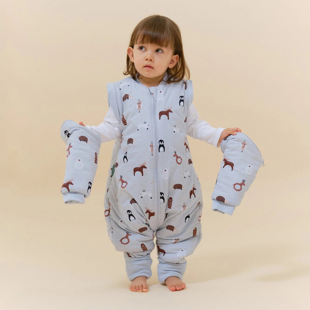 Saco dormir con mangas y calcetines TOG 2.5 Winter Animals