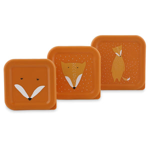Fiambrera cuadrada set 3 Fox