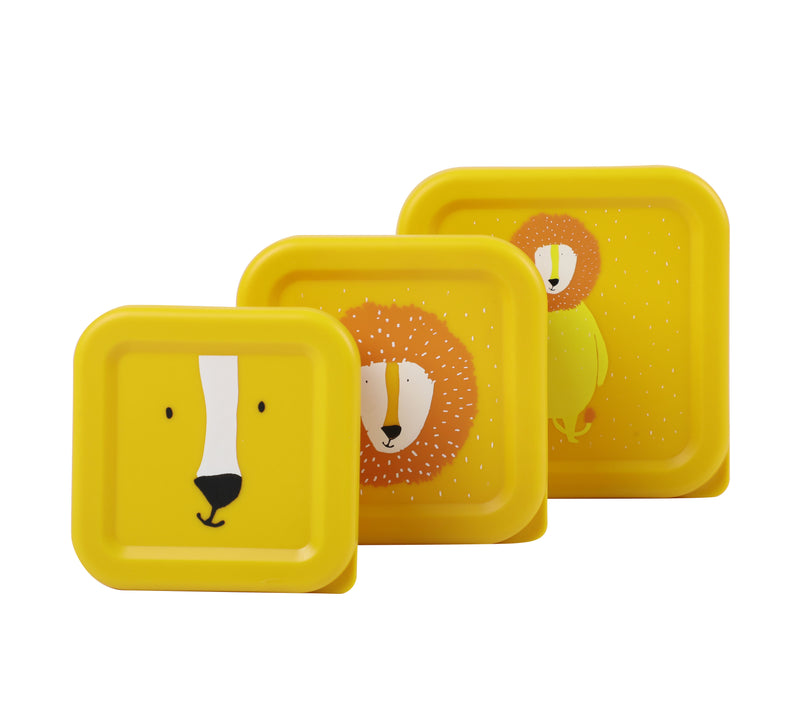 Fiambrera cuadrada set 3 Lion