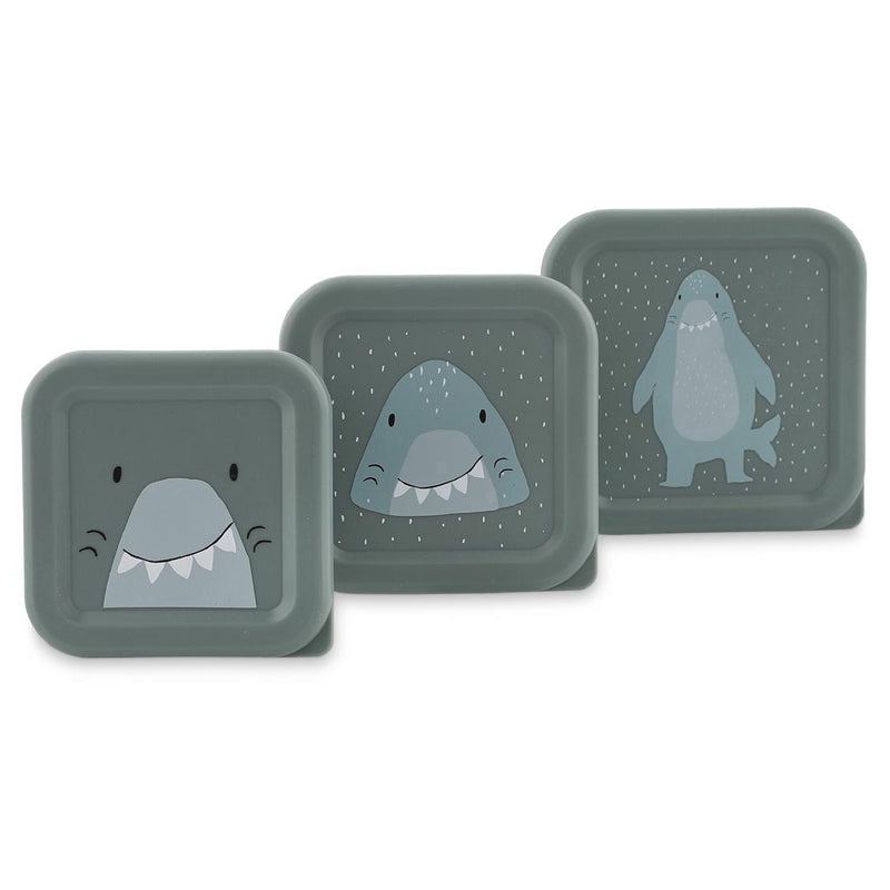 Fiambrera cuadrada set 3 Shark
