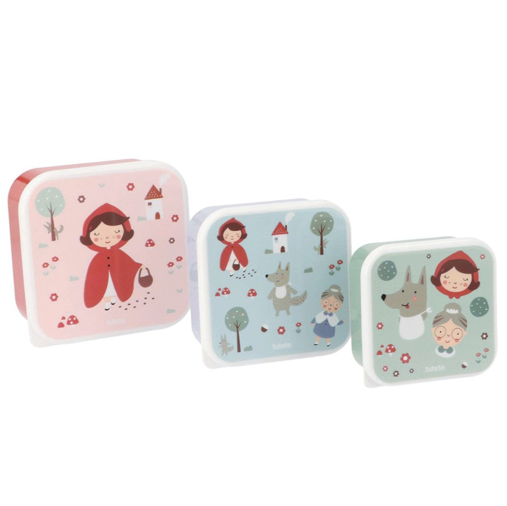 Cajas almuerzo Little Red Set de 3