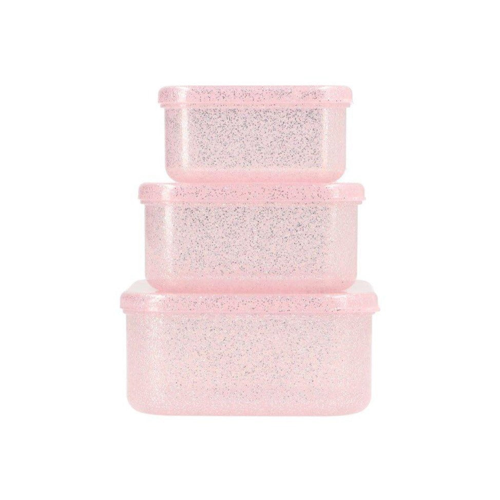 Cajas almuerzo Glitter Gloss Set de 3