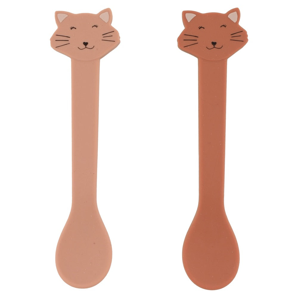 Set 2 cucharas Silicona Cat