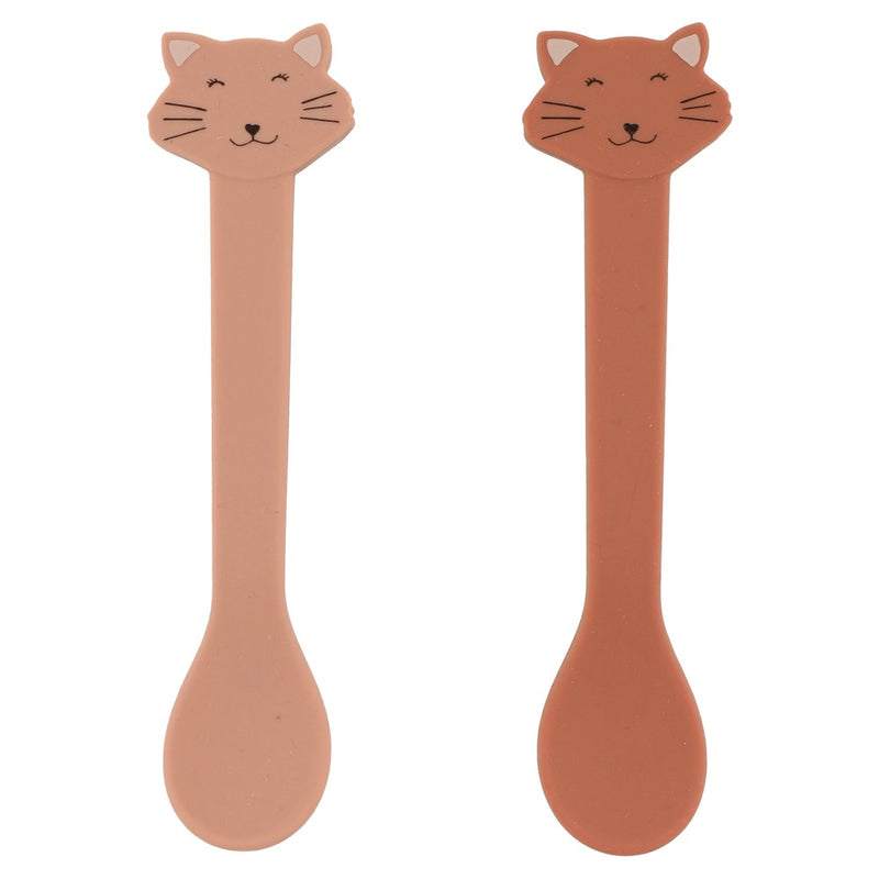 Set 2 cucharas Silicona Cat