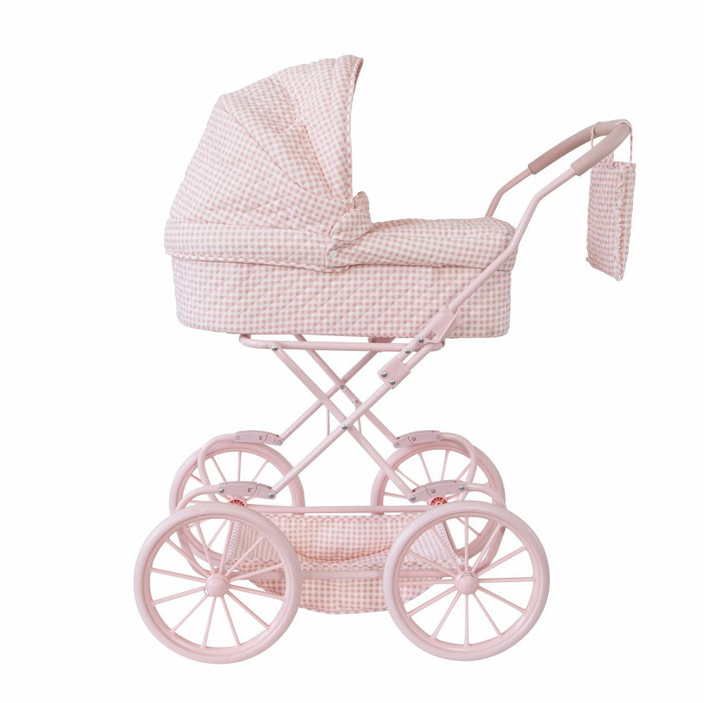 Carrito capazo Vichy Pink