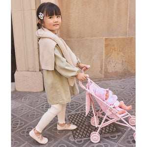 Silla de paseo Flores rosa