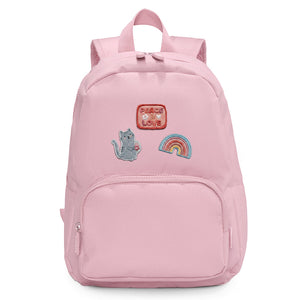 Mochila Pink personalizable parches