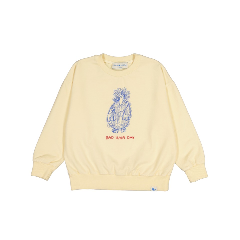 Sudadera amarilla Hair