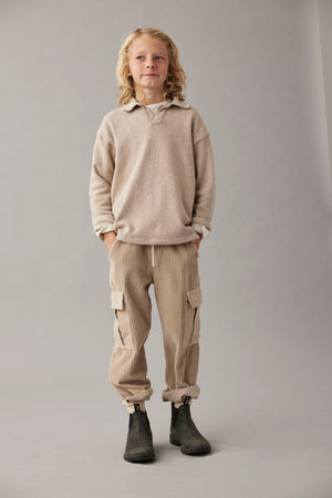 Jersey Timork soft knit stone