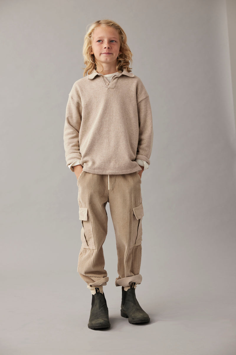 Jersey Timork soft knit stone
