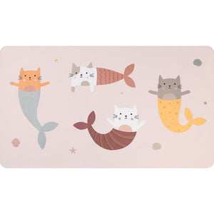 Toalla Microfibra Mermaid Cats
