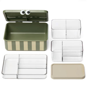 Caja Bento con bandejas extraibles Green