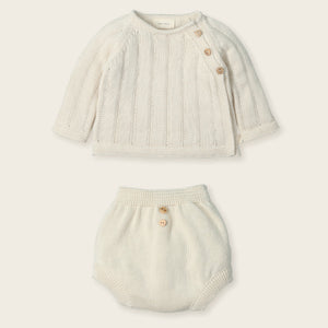 Conjunto primera puesta corto Louis milk