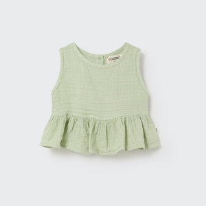 Blusa Vera lurex tender green