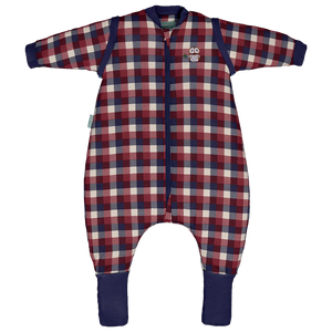 Saco dormir con mangas y calcetines TOG 2.5 Vichy red and blue