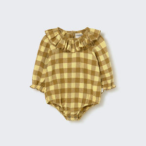 Romper Viena green gingham