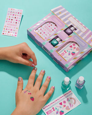 My Beauty House Set 2 esmaltes + stickers