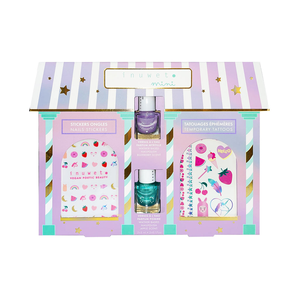 My Beauty House Set 2 esmaltes + stickers