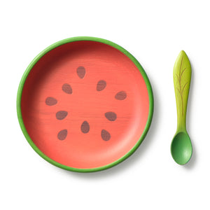 Set Plato&Cuchara Wally The Watermelon