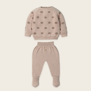 Conjunto Jersey+Polaina Dots Blush