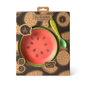 Set Plato&Cuchara Wally The Watermelon