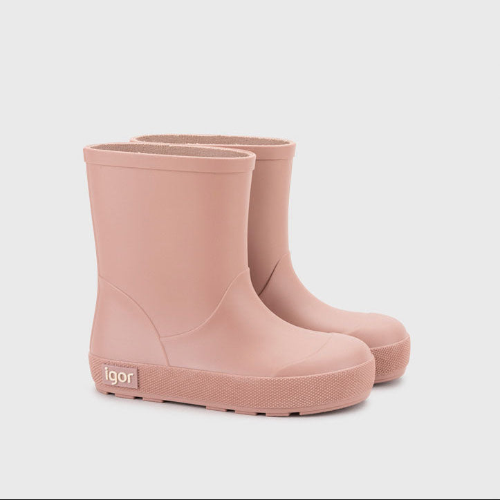 Bota de agua Yogi cuello rosa