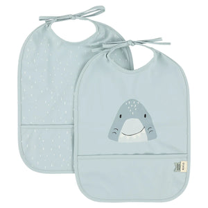 Babero impermeable set 2 Shark