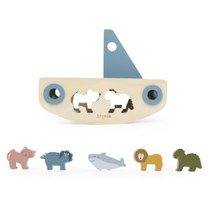 Velero madera clasificador animales
