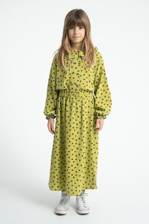 Camisa Pistacho Green w/ flowers