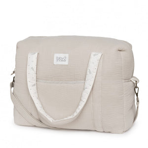 Bolsa maternidad Camila Latte Powder