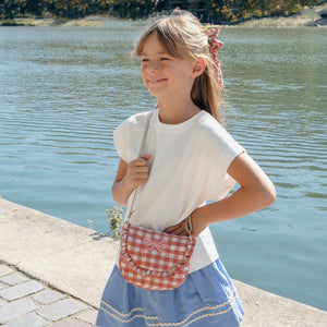 Bolso Gingham pink