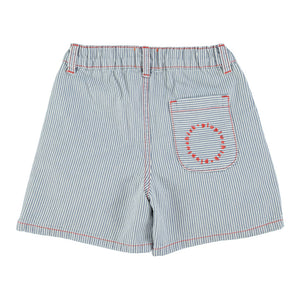 Bermuda Denim indigo stripes